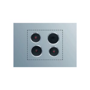 Electrolux Kochmulde mit Gussplatten PS+B412