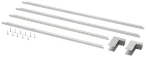 V-ZUG Auflagewinkel-Set, flächenbündig, Baugrösse 40