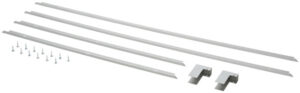 V-ZUG Auflagewinkel-Set, flächenbündig, Baugrösse 80