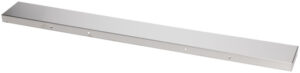 V-ZUG Abschlussprofil, B 895 x T 350 - 370 mm, ChromeClass