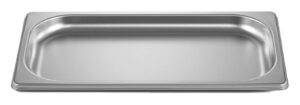 V-ZUG Edelstahlblech ungelocht, 1/3 GN, B 325 x T 177 x H 20 mm