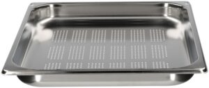 V-ZUG Garbehälter gelocht, 2/3 GN, B 325 x T 354 x H 40mm