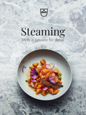 V-ZUG Rezeptbuch «Steamen - Mit Passion für Details», Englisch