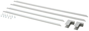 V-ZUG Auflagewinkel-Set, flächenbündig, Baugrösse 40