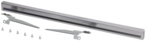 V-ZUG Lüftungsgitter, Nischenbreite 550 mm, Chrom, Höhe 35 mm, Gerätehöhe 381 mm