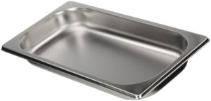 V-ZUG Garbehälter ungelocht, 1/3 GN, B 325 x T 177 x H 40 mm