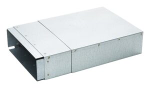 V-ZUG Flachkanal teleskopierbar, B 275-535 x T 254 x H 82 mm