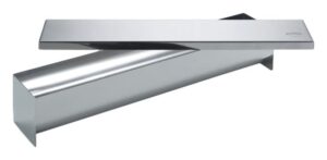 V-ZUG Terrinenform, Edelstahl, halbrund, B 300 × T 60 × H 60 mm