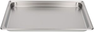 V-ZUG Edelstahlblech ungelocht, B 430 x T 370 x H 25 mm